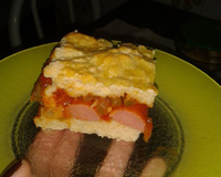 Torta salgada com massa de esfiha