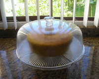 Bolo de fubá com coco