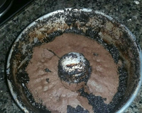 Bolo de brigadeirão com coco