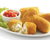 Croquete de Batata com Recheio Philadelphia