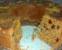 Bolo de Maçã Integral com Aveia e Passas