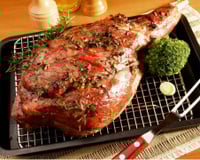 Pernil de carneiro assado sem segredo