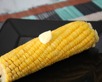 Milho cozido no micro-ondas