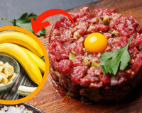 Chef badalada revela segredo da sua famosa receita de tartar de banana