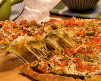 Massa de pizza com iogurte