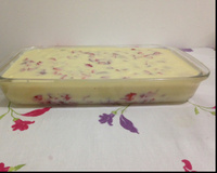 Torta de leite ninho e morango