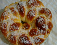 Pão doce de leite condensado de liquidificador