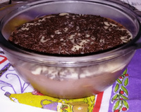 Torta de bolacha com doce de leite