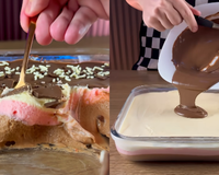 A sobremesa que marcou os anos 80: mousse napolitana fácil, cremosa e com uma pitada de nostalgia