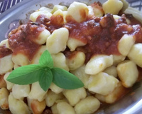 Nhoque de mandioquinha