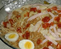 Macarronada de carne moída