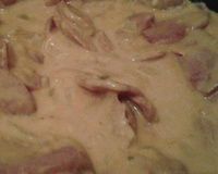 Estrogonofe de linguiça calabresa e champignon