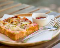 Lanche com pão integral