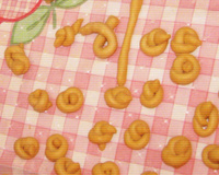 Nozinhos de massa de pão doce