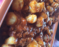 Nhoque de batata doce ao molho sugo