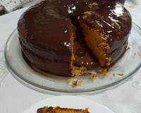 Bolo vulcão de cenoura