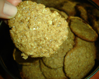 Biscoito de aveia (integral)