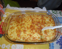 Escondidinho de mandioca com calabresa