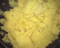 Purê de batata doce com salsinha