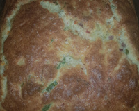 Souflé de legumes com calabresa