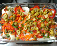 Filé de peixe ao forno