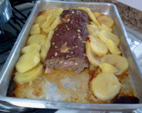 Rocambole de carne moída