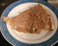 Pizza de feijão do gustavo