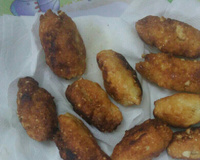 Bolinho de fubá frito