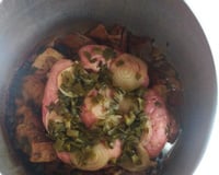 Costela com linguiça na panela de pressão