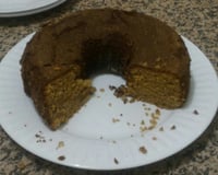 Bolo de banana de liquidificador