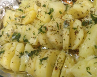 Batatas hasselback