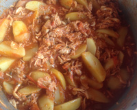 Arraia ao molho de tomate