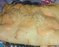 Panqueca de frango diferente