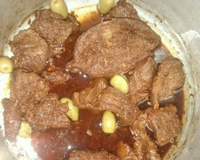 Carne com molho ferrugem