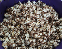 Pipoca doce de chocolate