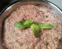 Quibe com trigo lavado da Emeliza