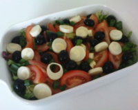 Salada com palmito