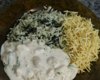 Estrogonofe de frango com requeijão