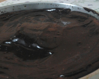 Bolo simples de chocolate com Licor Amarula