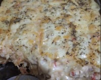 Torta de tapioca com frango