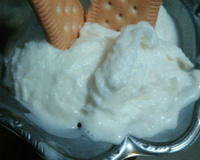 Delicioso sorvete de morango