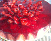 Torta de morango do Lelo