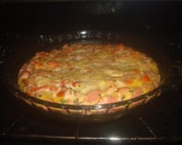 Omelete assado