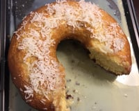 Bolo branco de liquidificador