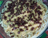 Espaguete ao molho de abóbora