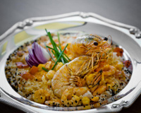 Risoto de camarão à minha moda