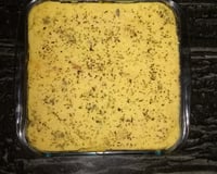 Torta de batata doce com frango