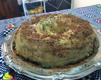 Bolo de Oreo com cobertura de leite em pó