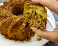 Torta de banana integral