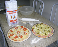 Massa de pizza profissional